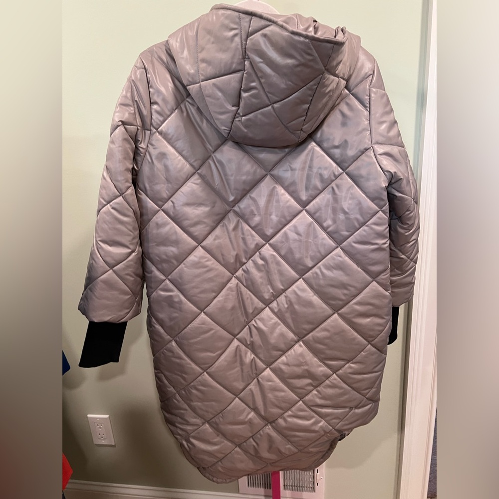 Colori Taupe Puffer Coat European Brand NEW - Picture 8 of 9